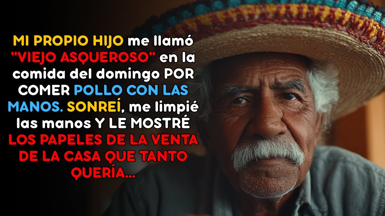 Me humilló por comer con las manos. Mi venganza fue vender la casa que creía suya.