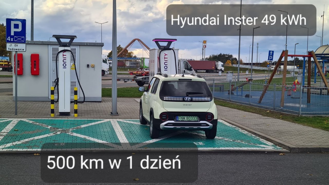 Hyundai Inster w trasie 500 km