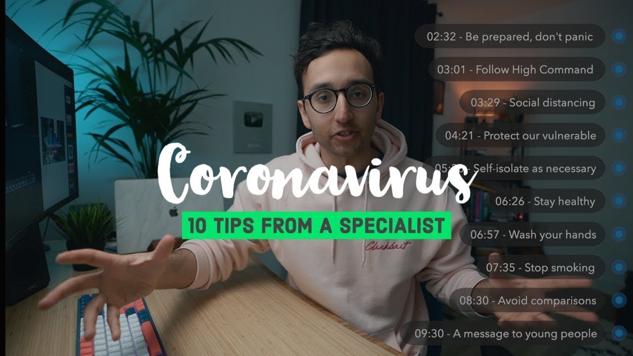 10 Tips for COVID-19 (Coronavirus) - Advice from a Respiratory Physician