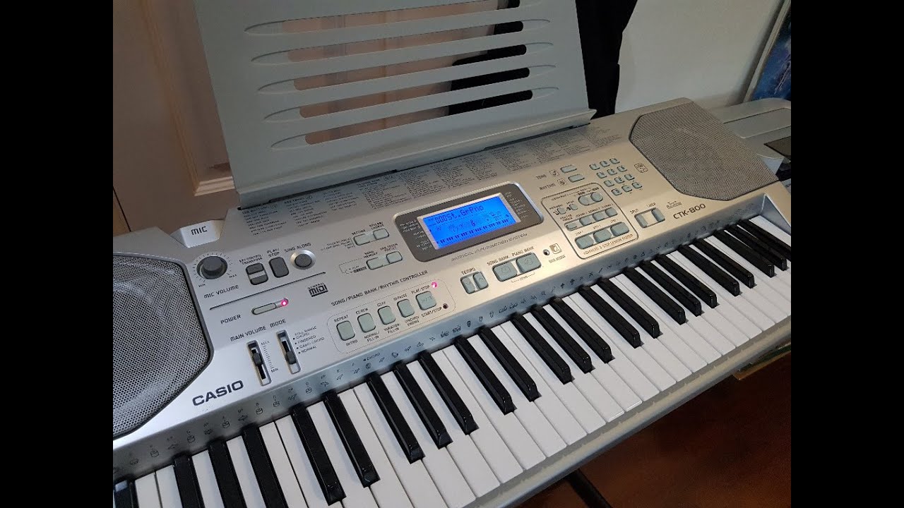 1137. Casio CTK-800 Copyrighted Demo Songs