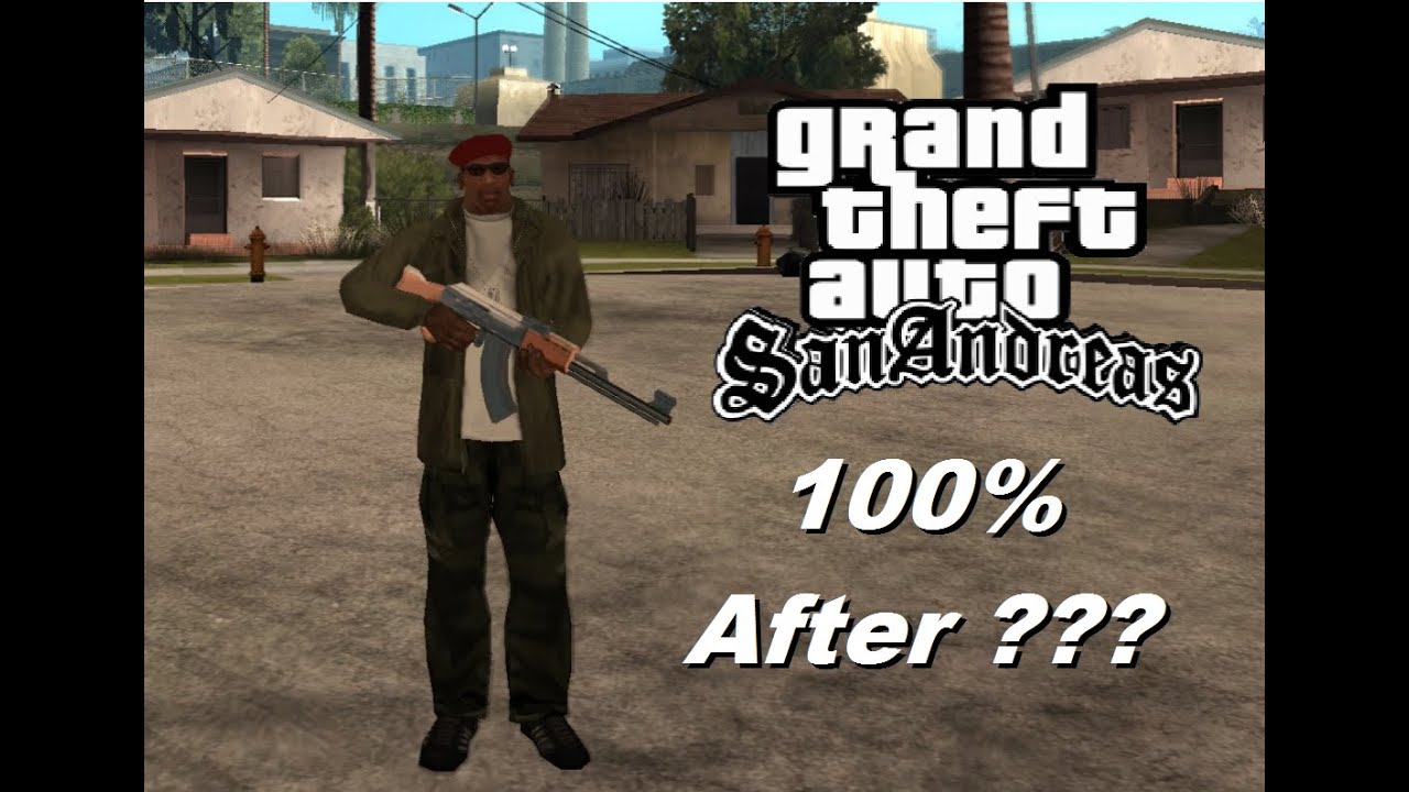GTA San andreas things to do after you beat the game. What can you do after 100% Complete?