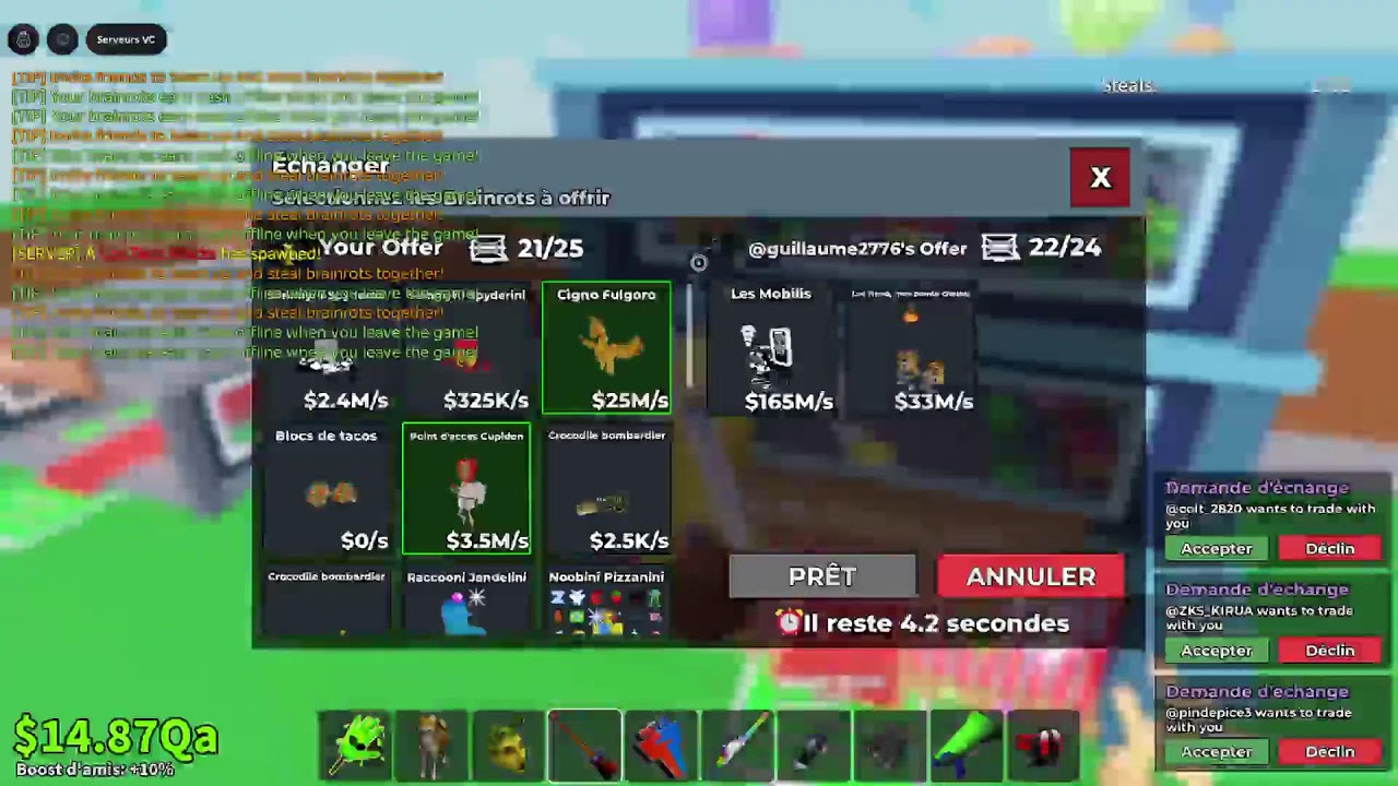Trade SAB ( je cherche un dragon )