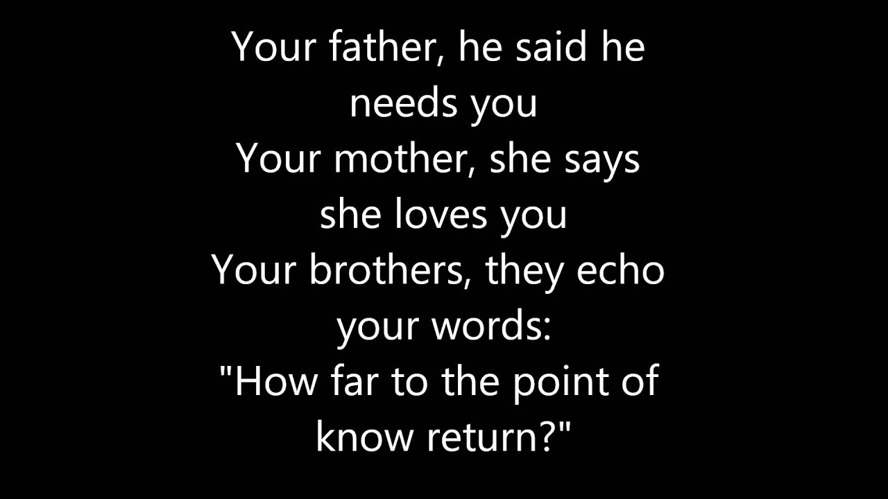 Point of Know Return. -Kansas