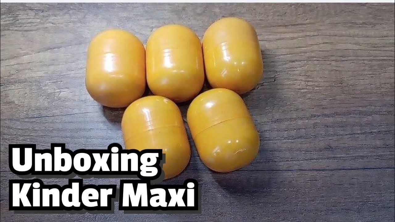 Unboxing Kinder Maxi ASMR (No Talking)