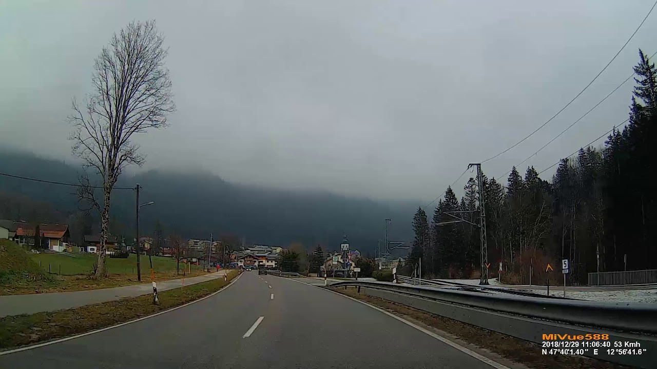 D: Gemeinde Bischofswiesen. Landkreis Berchtesgadener Land. Ortsdurchfahrt. Dezember 2018