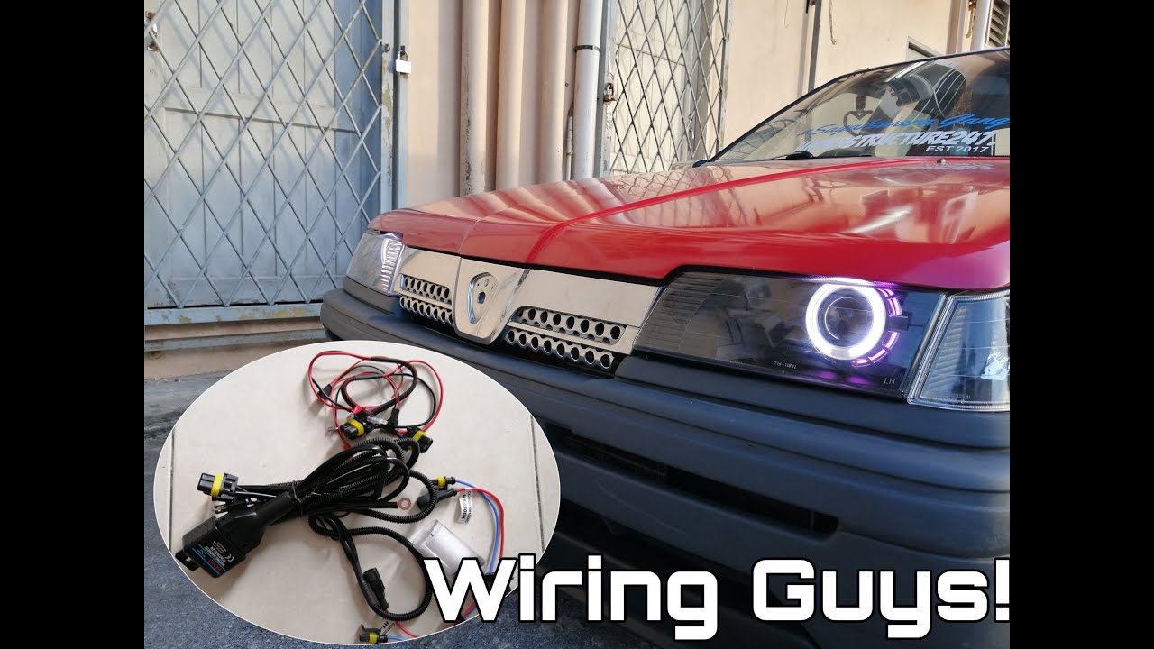 Tutorials Part 2! WIRING Projector Lens Light Saga Iswara