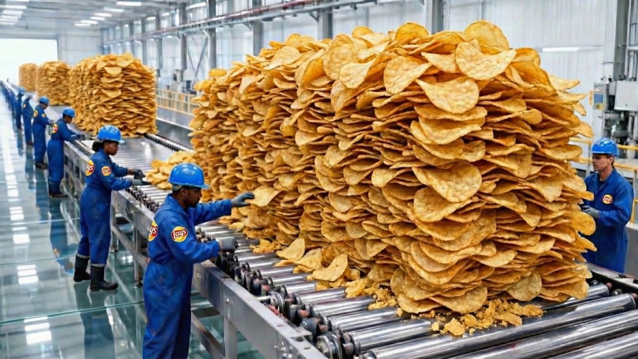 Dentro de la fábrica de Lay's: Cómo se elaboran las mejores papas fritas (Proceso completo)