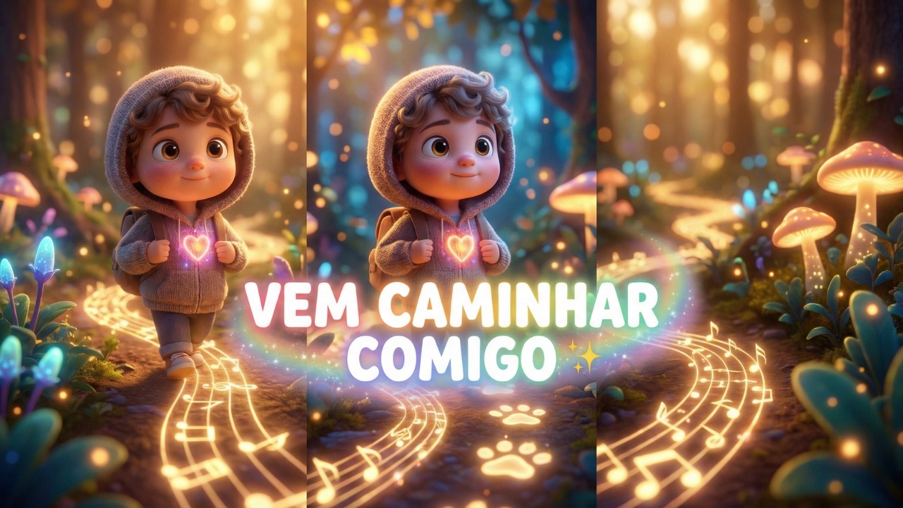 👉 O Passinho da Aventura 🐾 | Uma Música Infantil Que Aquece o Coração