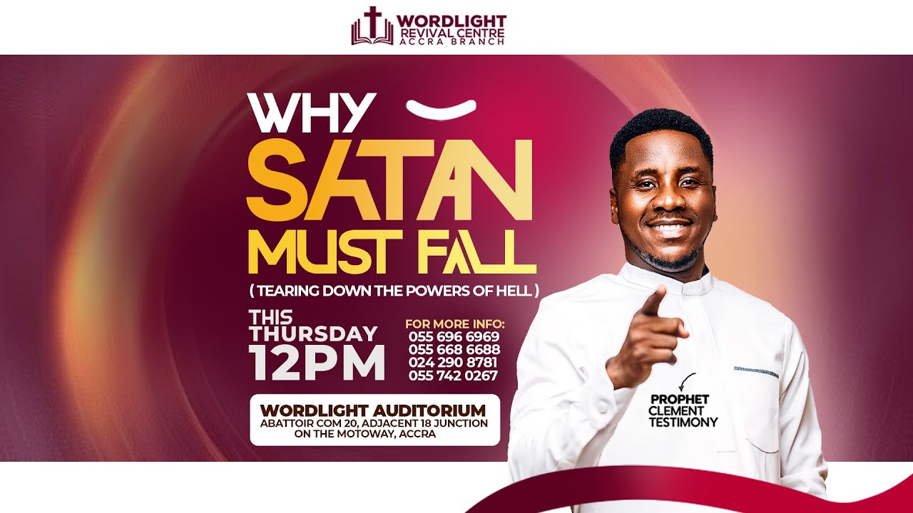 THURSDAY PROPHETIC BREAKTHROUGH SERVICE | SATAN MUST FALL | WITH PROPHET CLEMENT TESTIMONY