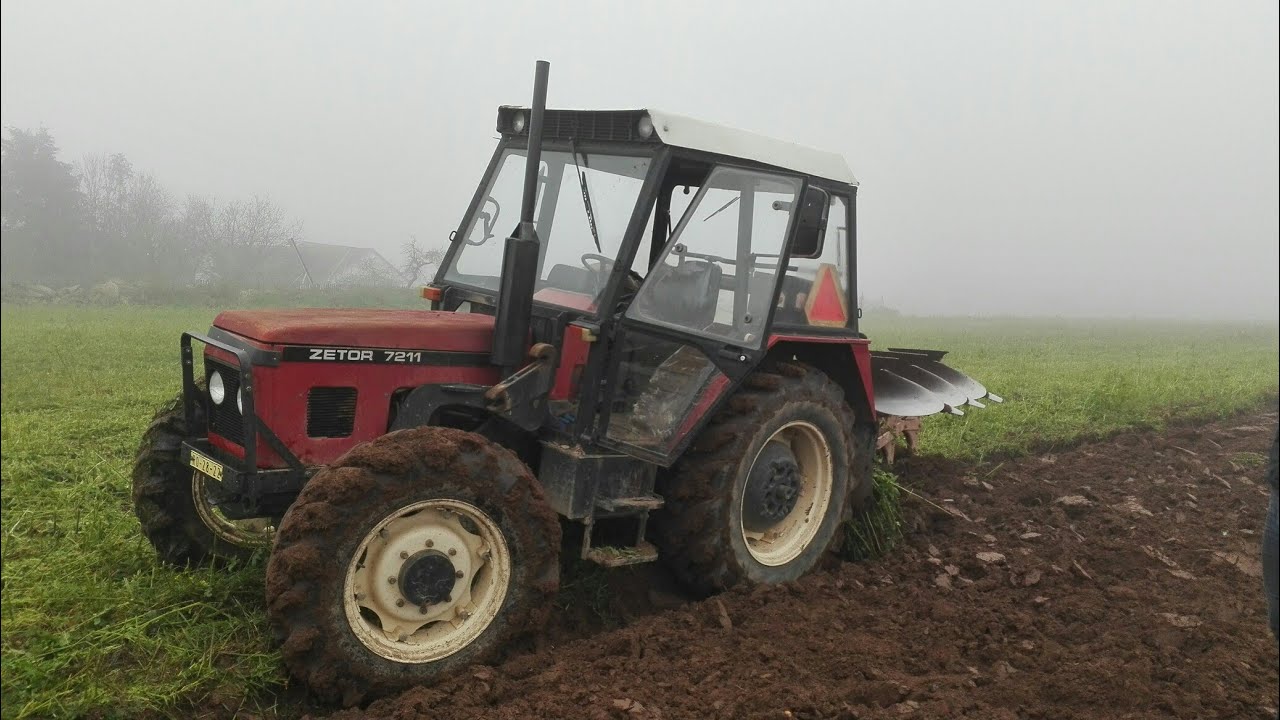 Mulčování, orba l Zetor 6718 7245 l Soukromník Zítek