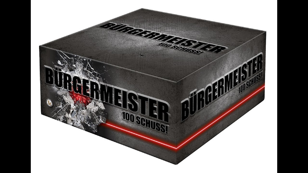 B&uuml;rgermeister 100 Schuss 4186-04463 www.pyrothron.com