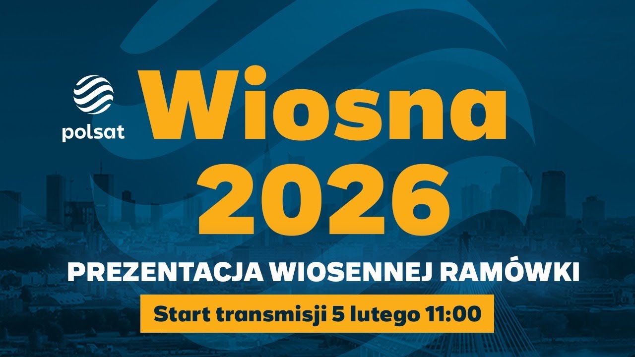 WIOSNA 2026 W POLSACIE - PREZENTACJA RAMÓWKI + CZERWONY DYWAN - NA ŻYWO