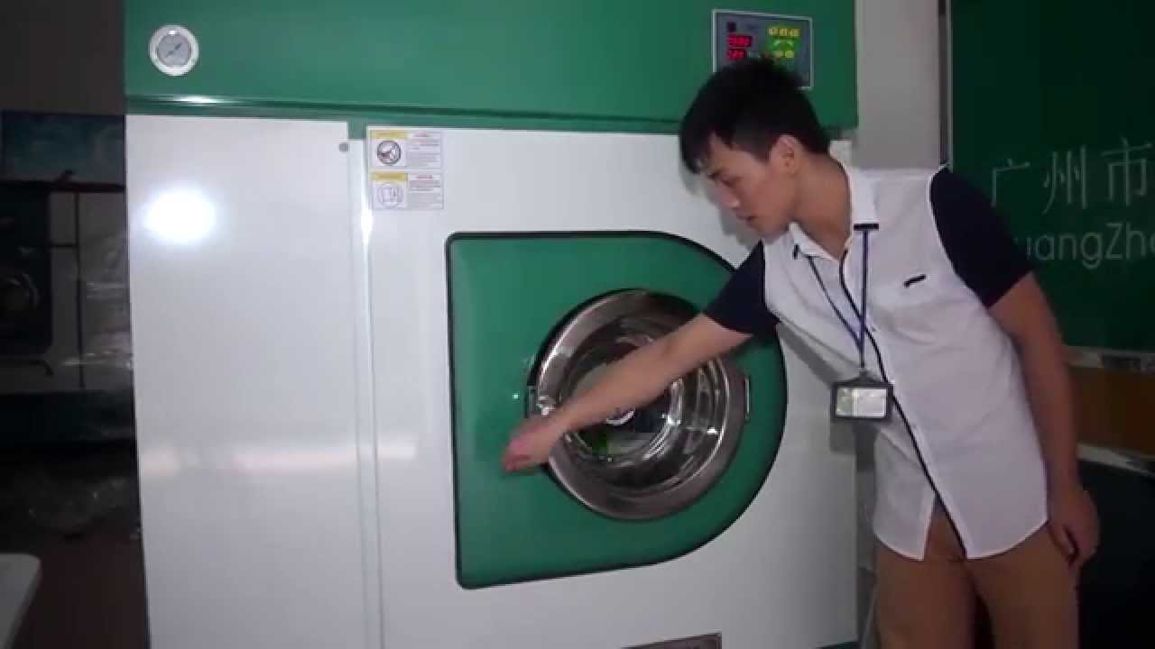 Step by Step Instructions of Operating the Commercial Dry Cleaning Laundry Machine