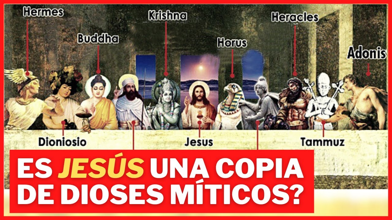 ⛪ JESÚS comparado con dioses mitológicos | El CRISTIANISMO plagió mitos antiguos? | Mito de CRISTO ✅