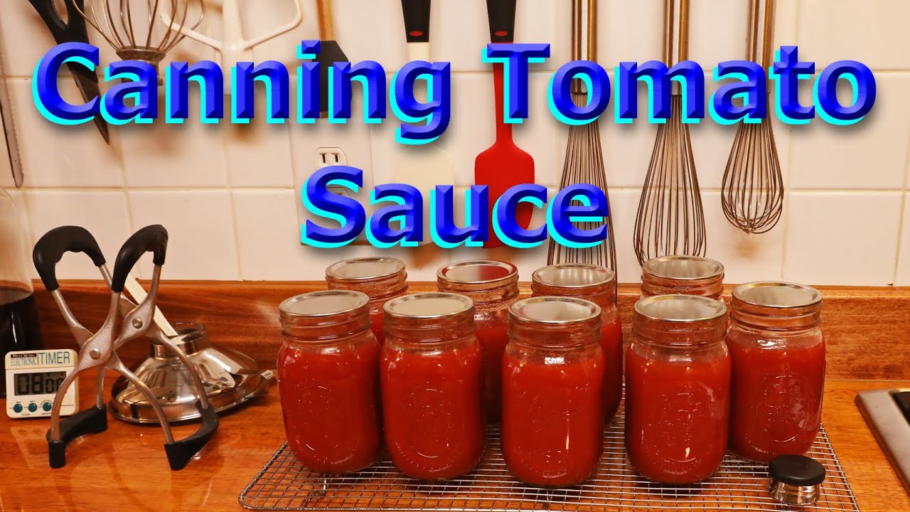 Canning Tomato Sauce
