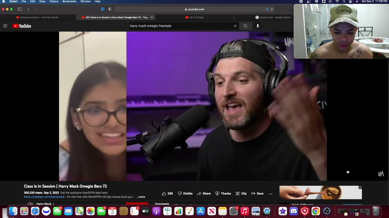FIRST TIME HEARING -@HarryMack Omegle Bars 72