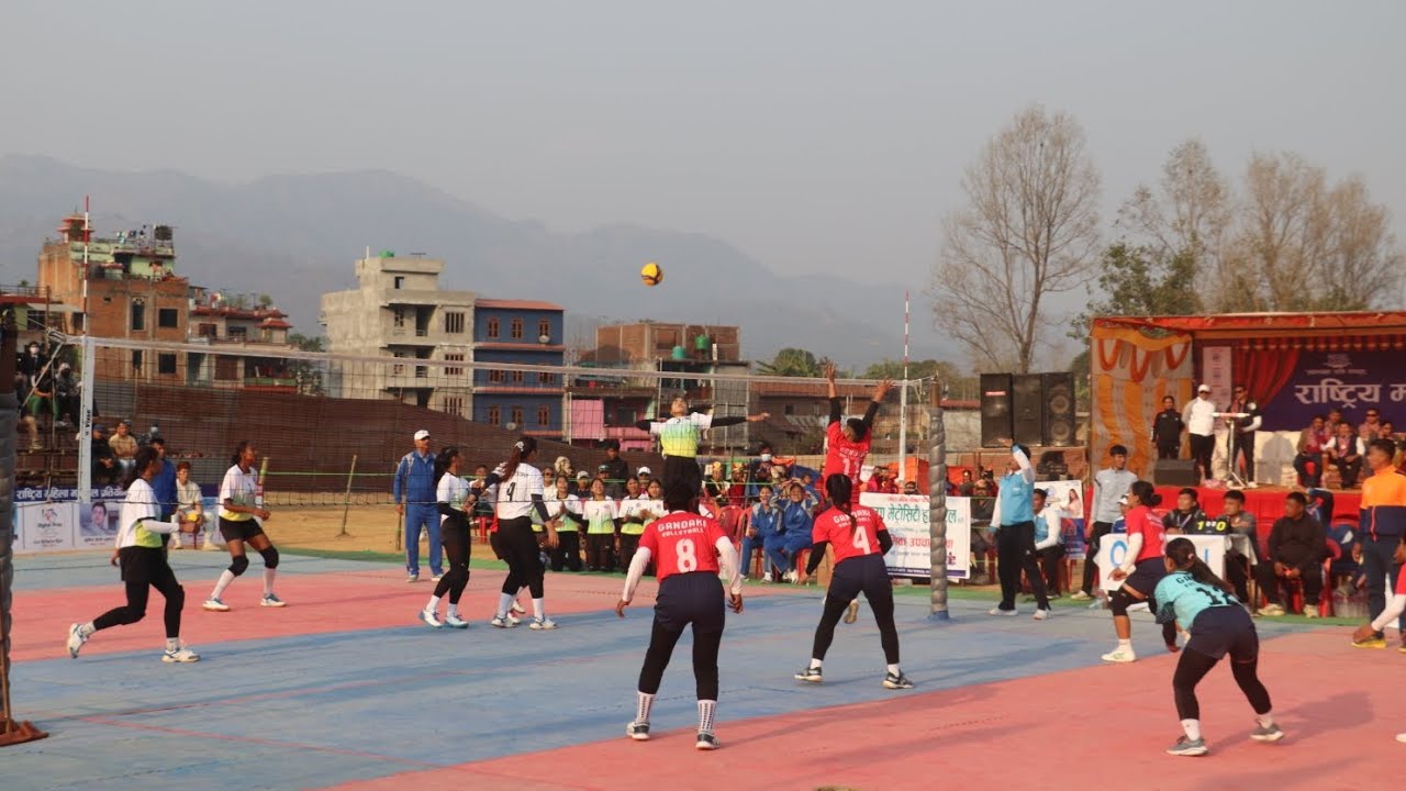 प्रथम लुम्बिनी कप २०८०, राष्ट्रिय महिला भलिबल  Lumbini vs gandaki province ,national volleyball
