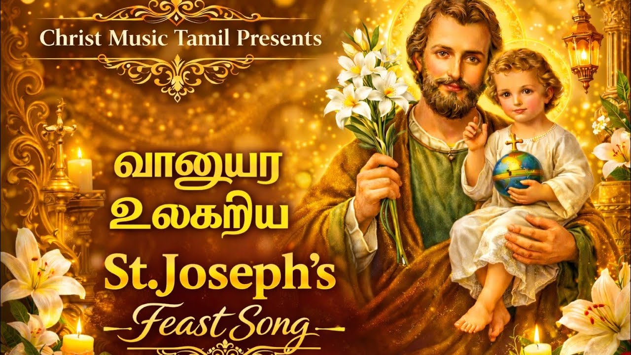 வானுயர உலகறிய வாழ்த்து ✨ | புனித யோசேப்பு திருநாள் பாடல் | St Joseph Churches in Tamil Nadu