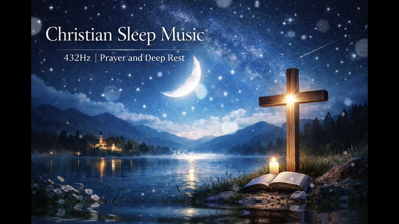 432Hz  Christian sleep music  prayer and deep rest