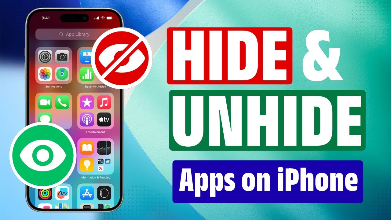 Скрытие и отображение приложений на iPhone за секунды | Скрытие приложений на iPhone без удаления...