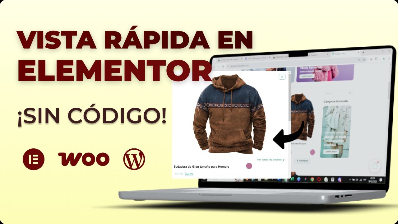 Cómo Agregar una Vista Rápida de Producto con Off Canvas en Elementor Pro