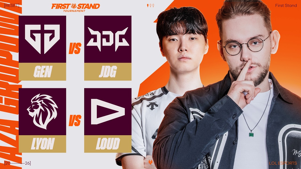 🔴GENG vs JD GAMING🔴LYON vs LOUD🔴FIRST STAND 2026🔴