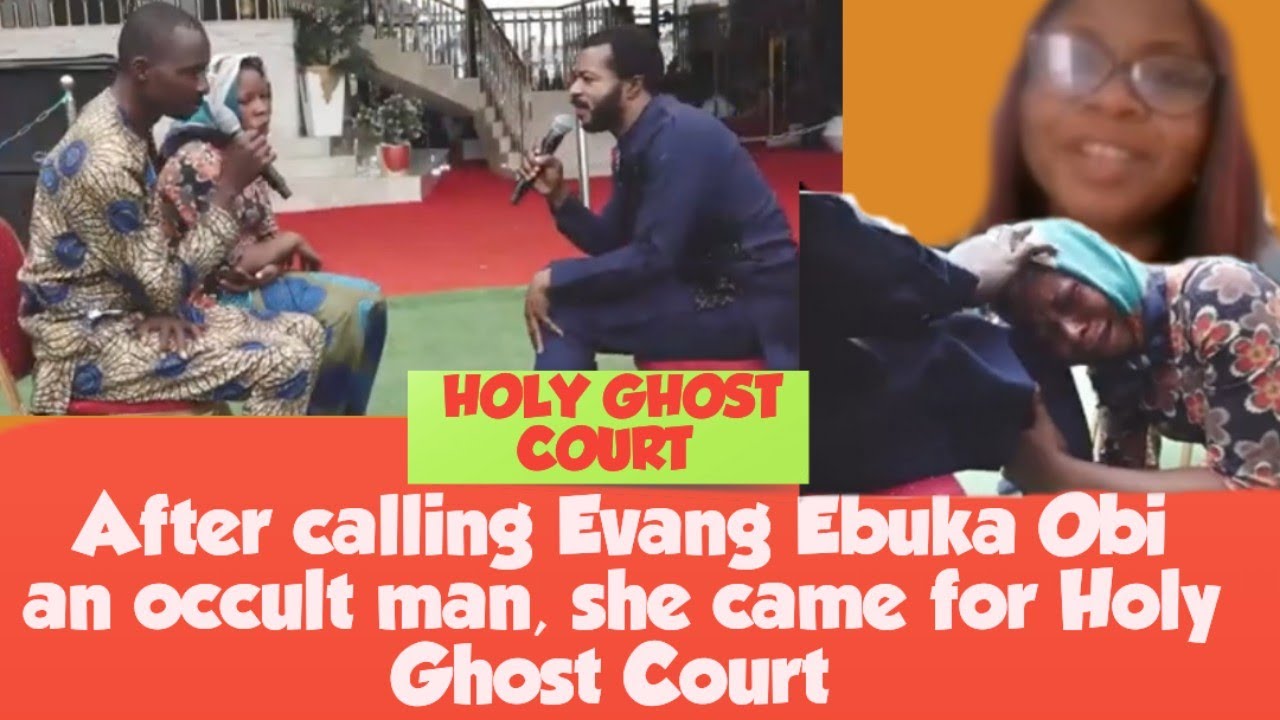 Woman who called Evg Ebuka Obi fake came for #holyghostcourtzionministry#ebukaobizionministrylivenow
