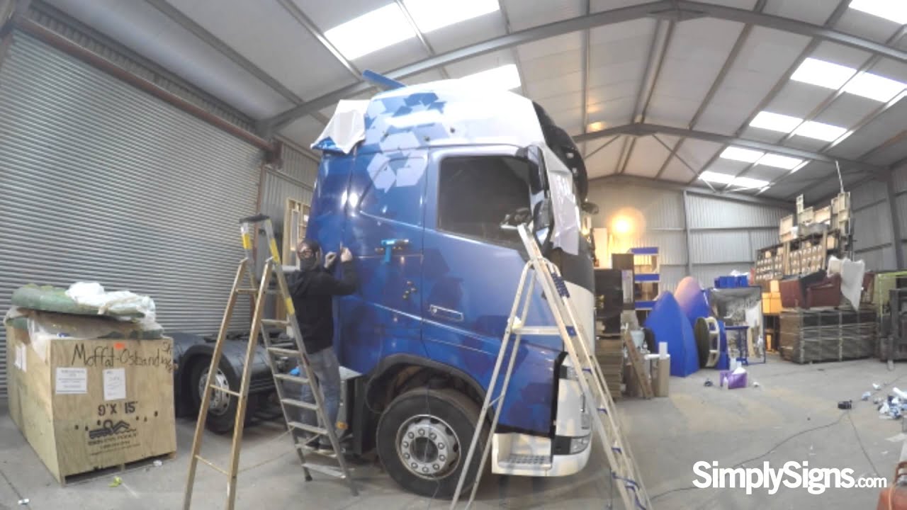 Simplysigns.com - HGV Wrap Timelapse