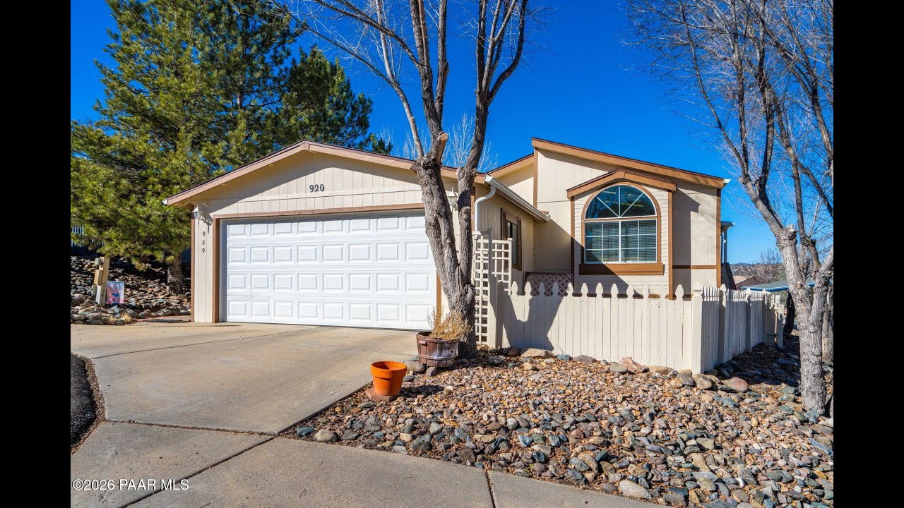 Video tour of Residential at 920 N Mountain Hollow Court, Prescott, AZ 86301