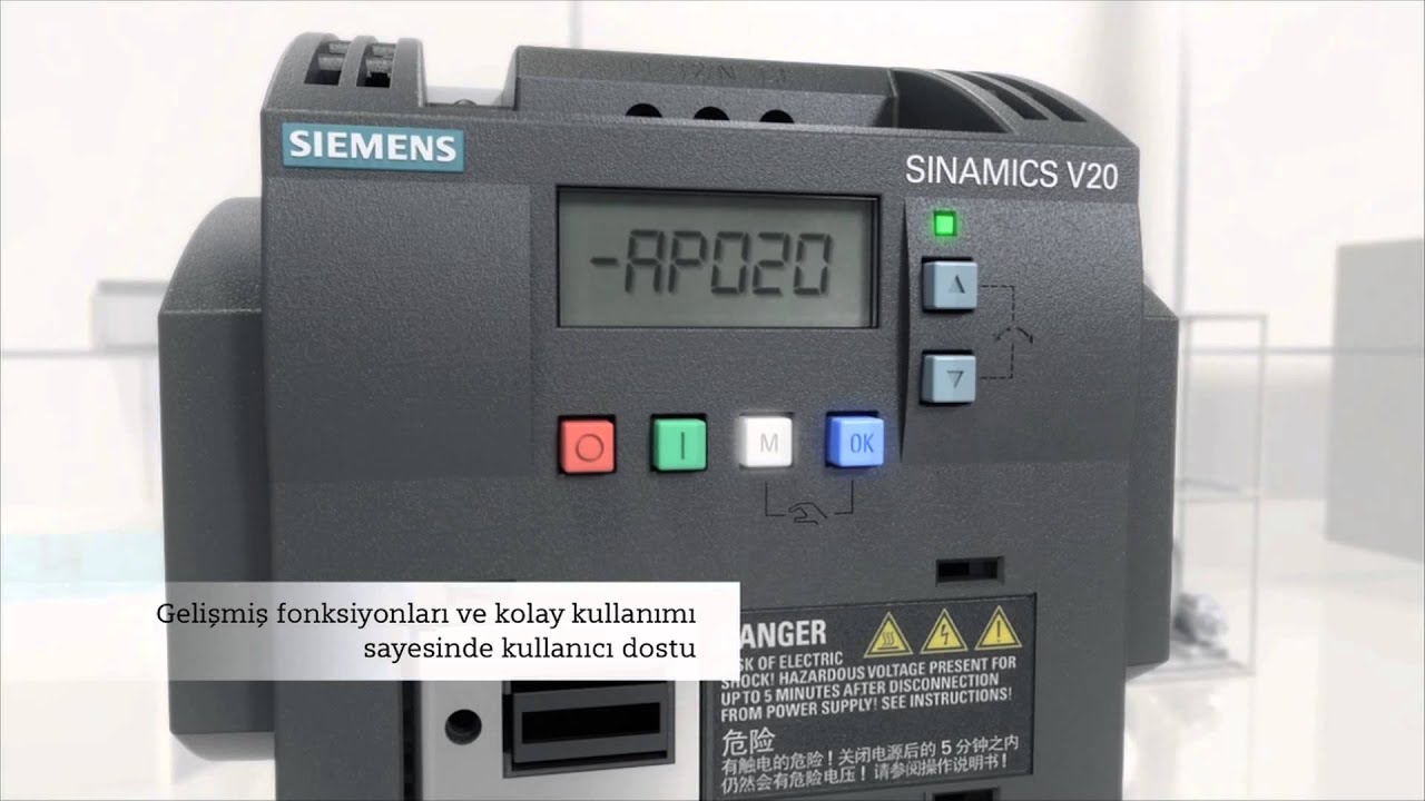 SINAMICS V20AC Motor Hız Kontrol Cihazı
