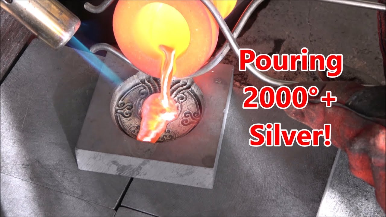 Brand New 2000+ Degree Molten Silver Being Made - Backyard Bullion Hand Poured Compilation!