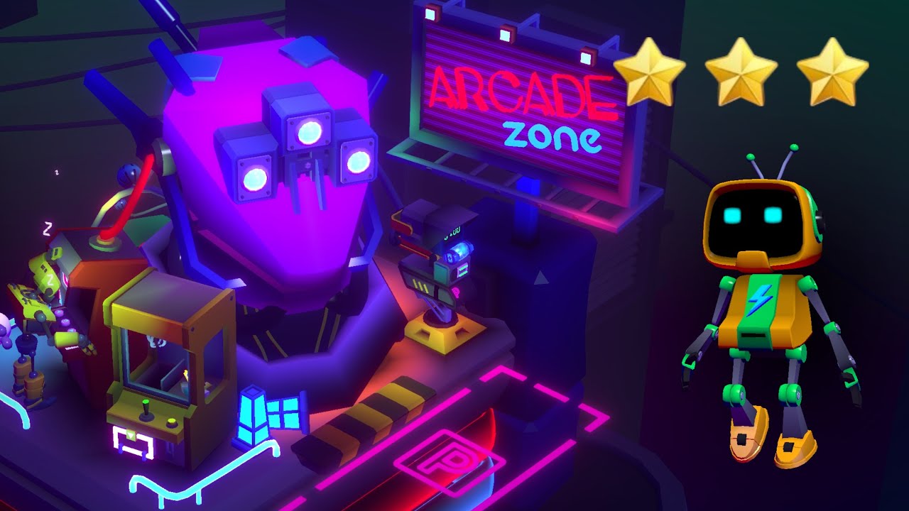 Tiny Robots Portal Escape Neon Nostalgia Walkthrough