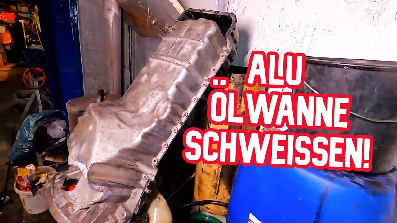 OM605 ALU Ölwanne UMSCHWEIẞEN für Wolga GAZ 24 Motorswap! (Umbau Teil 5)