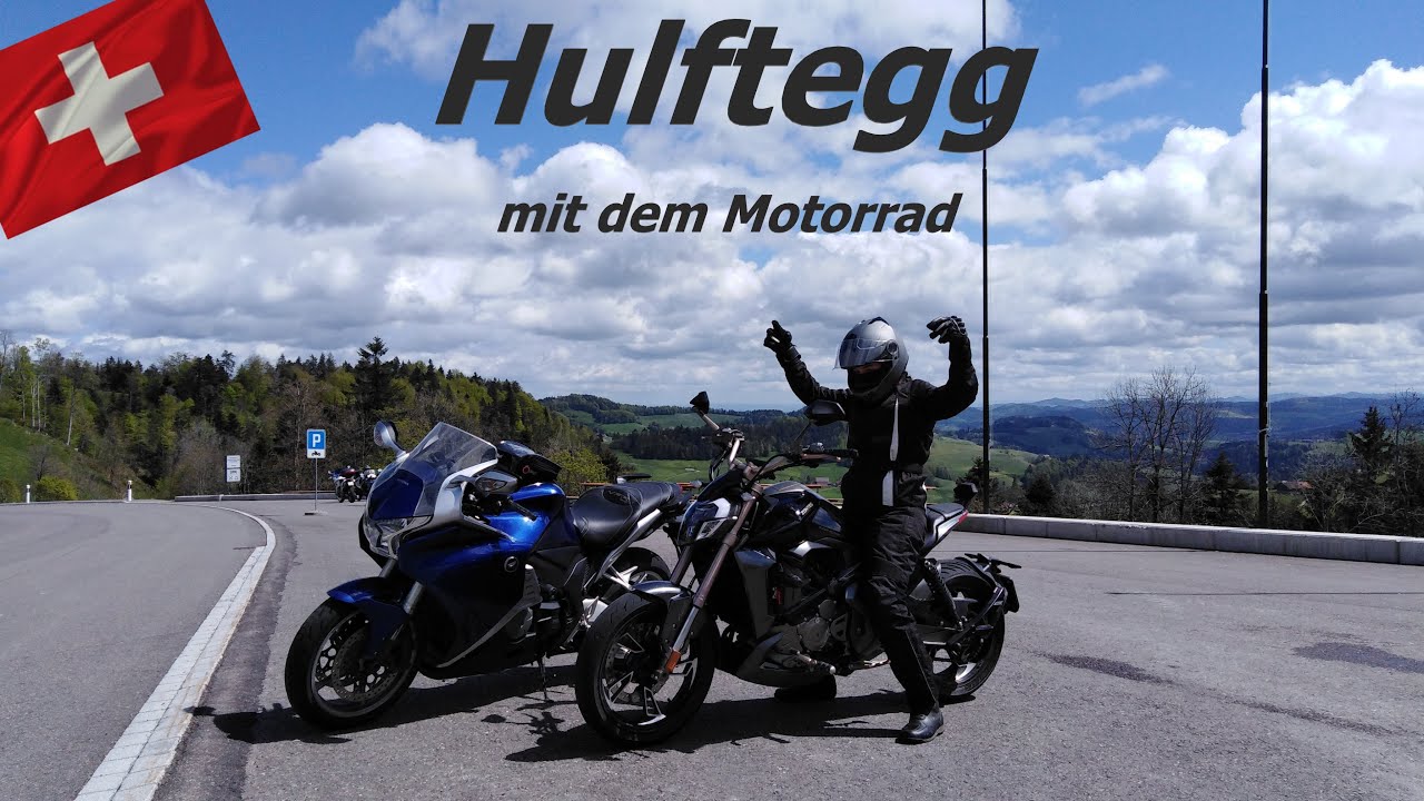 Hulftegg mit dem Motorrad, Zontes V310, Honda VFR 1200 F DCT, Biking in Switzerland