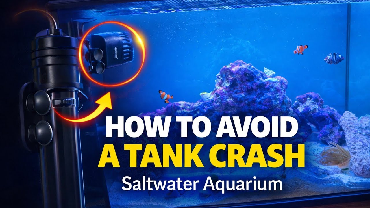 How to Avoid Crashing your Fluval Saltwater Aquarium #saltwateraquarium #fishkeepinghobby 