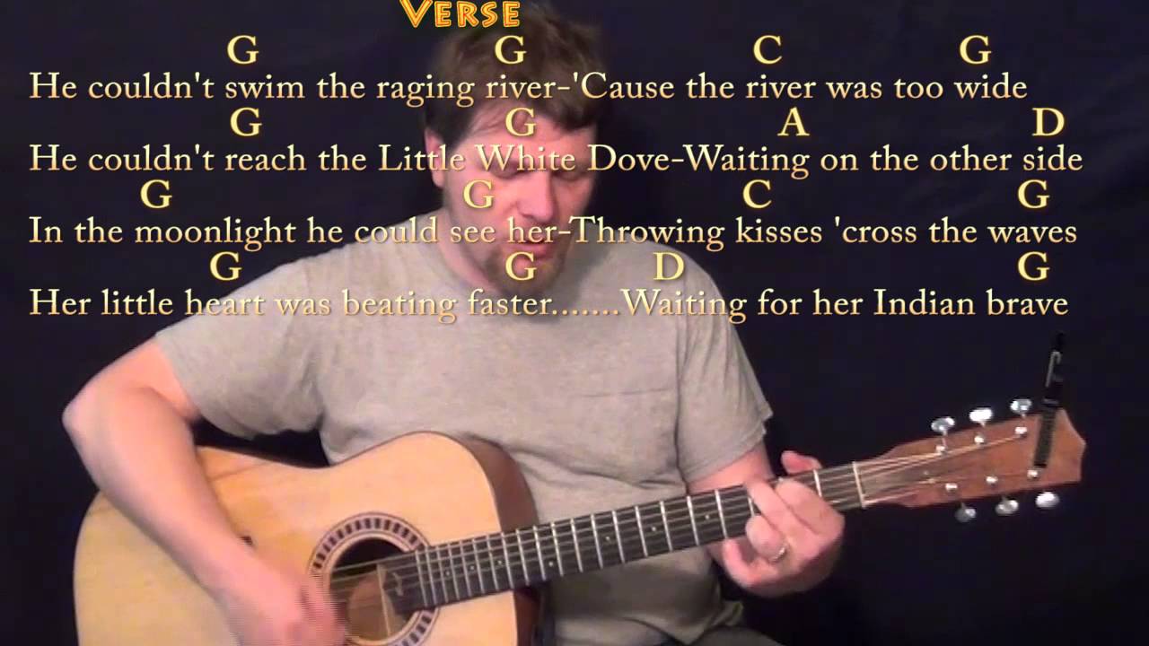 Running Bear (Johnny Preston) Strum Guitar Cover Lesson in G with Chords/Lyrics