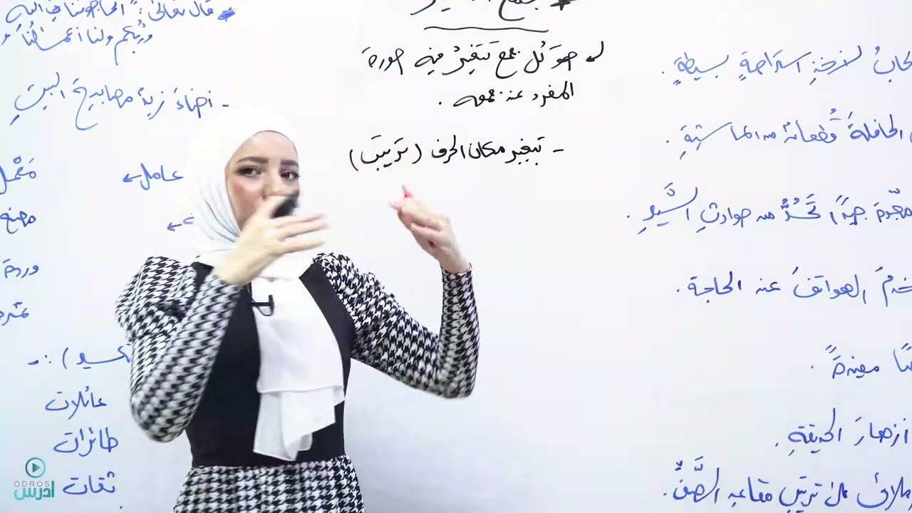 شرح قاعدة جمع التكسير - الأستاذة هيا البيطار