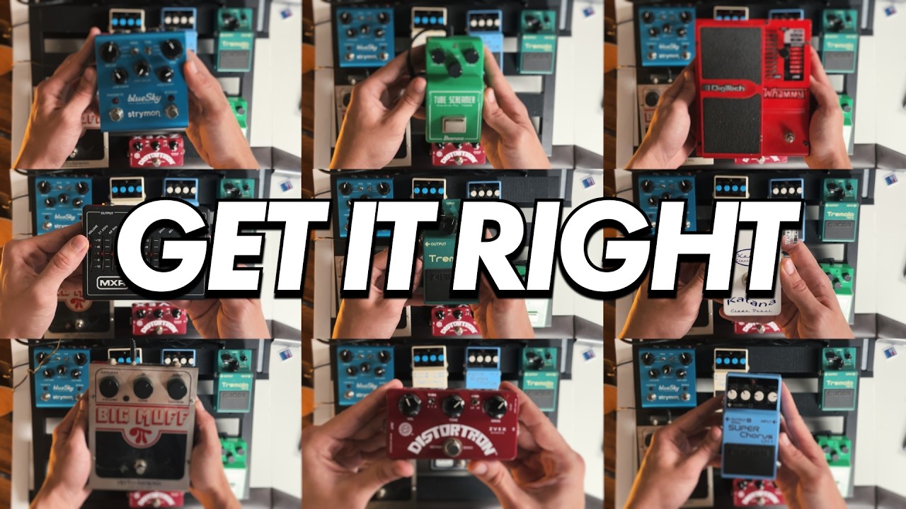 How the Order of Your Pedals Shapes Your Tone