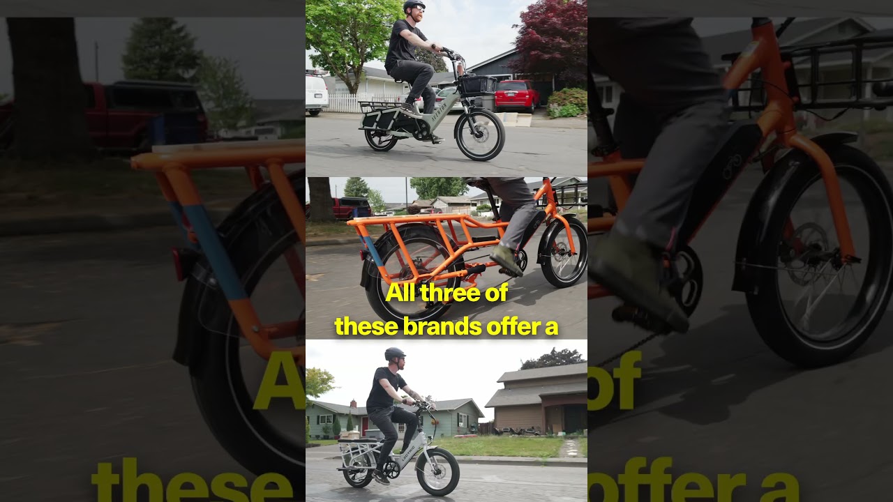 Which do you choose? Check the Budget Cargo Bike Roundup on our channel #ebike #cargobike