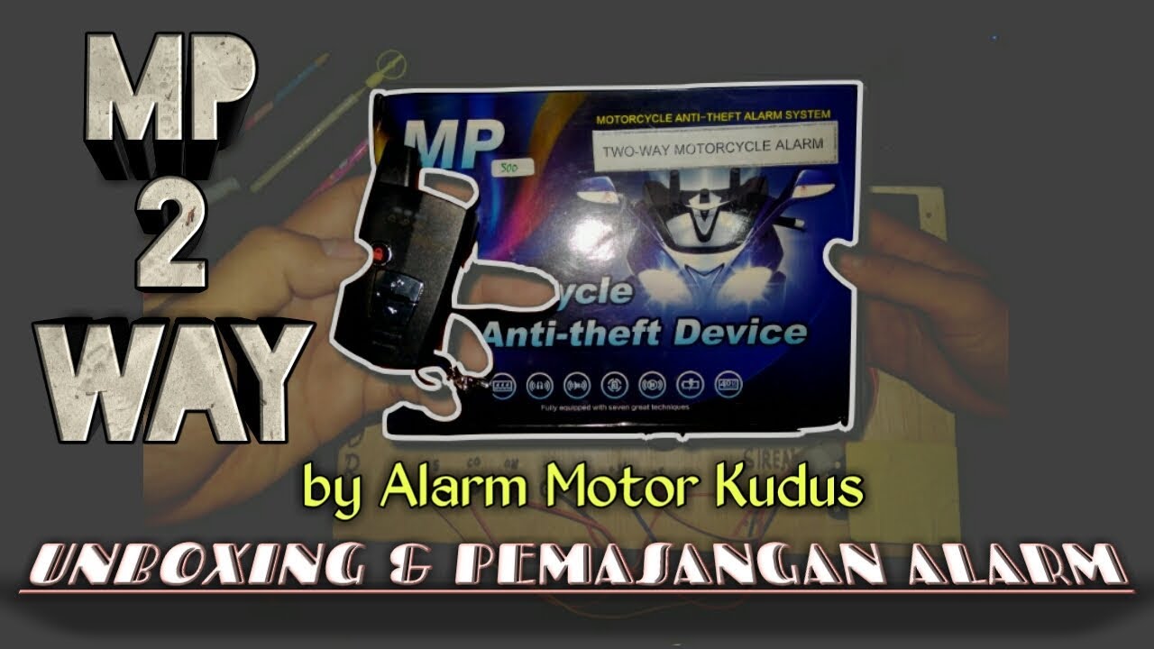 Kelebihan Alarm MP 2 Way Unboxing dan Pemasangan
