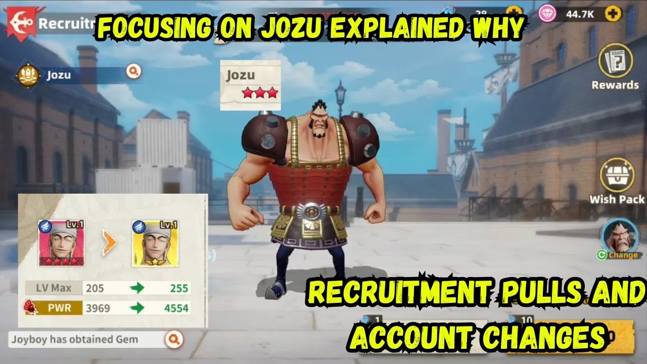 OP: Sailing Kingdom - Overhauling my Main Account (Explained) (Base on Tierlist)