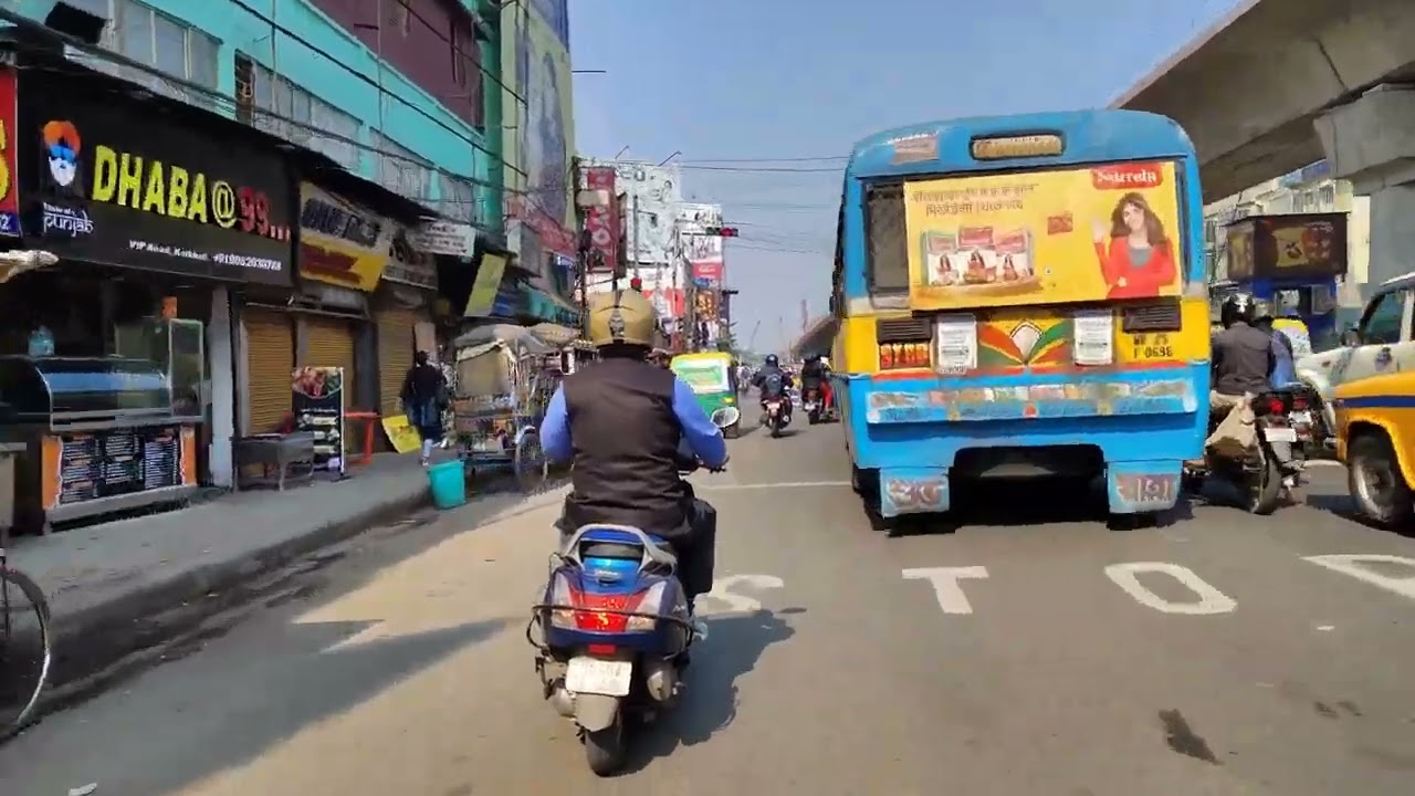 ২ মিনিটে রাস্তা শেষ। Enjoy The Rush Ride @rabighoshvlogs 