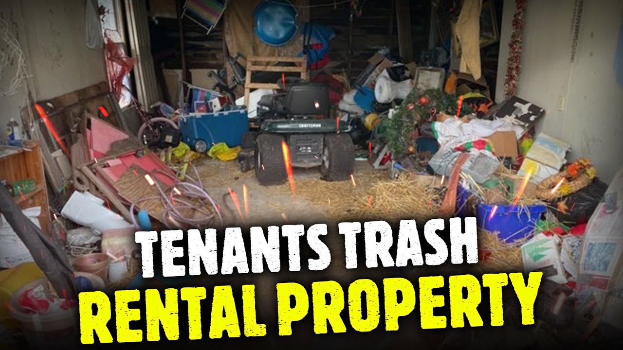 Tenants Trash Rental Property - A Must See For New Landlords!!!