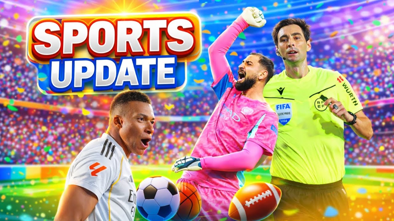 Sports update ⚽️🥎Kylian Mbappe, Bruno Guimaraes, Donnarumma & Juan Laporta are in the news 📰