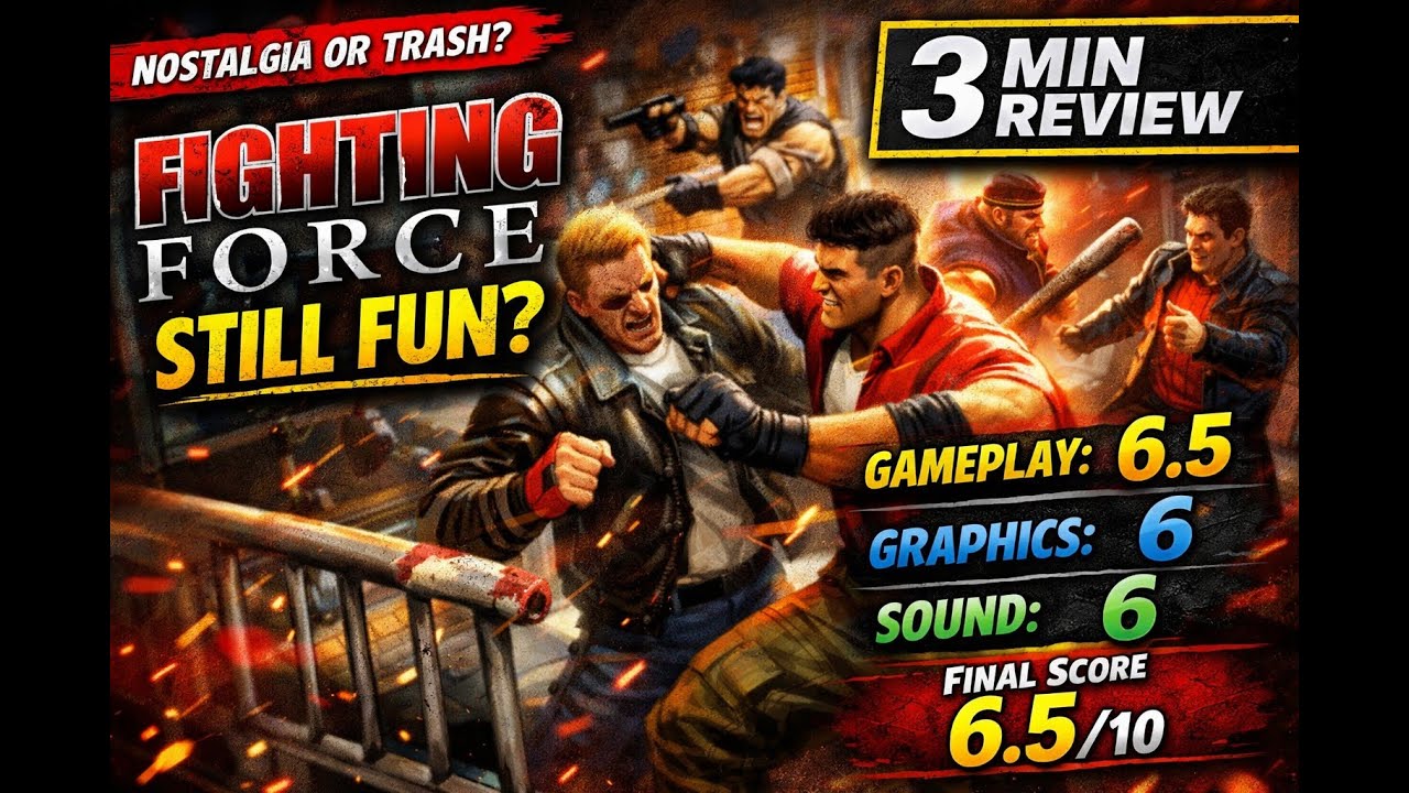Fighting Force Collection 3 Min Review |Release: January 23, 2026 on PC, PS5, PS4 & Switch