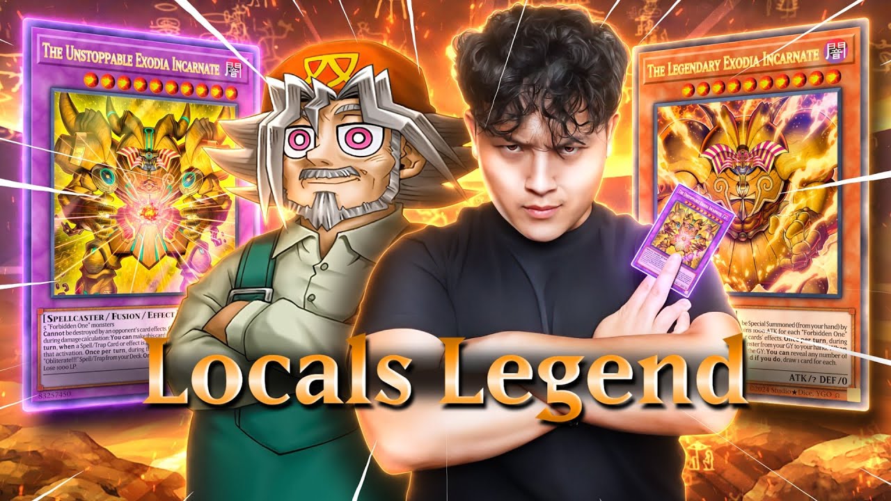 EXODIA OBLITERATE - Winning LOCALS With GRANDPA'S NEW EXODIA DECK- Yu-Gi-Oh Locals Legend Live Duel!