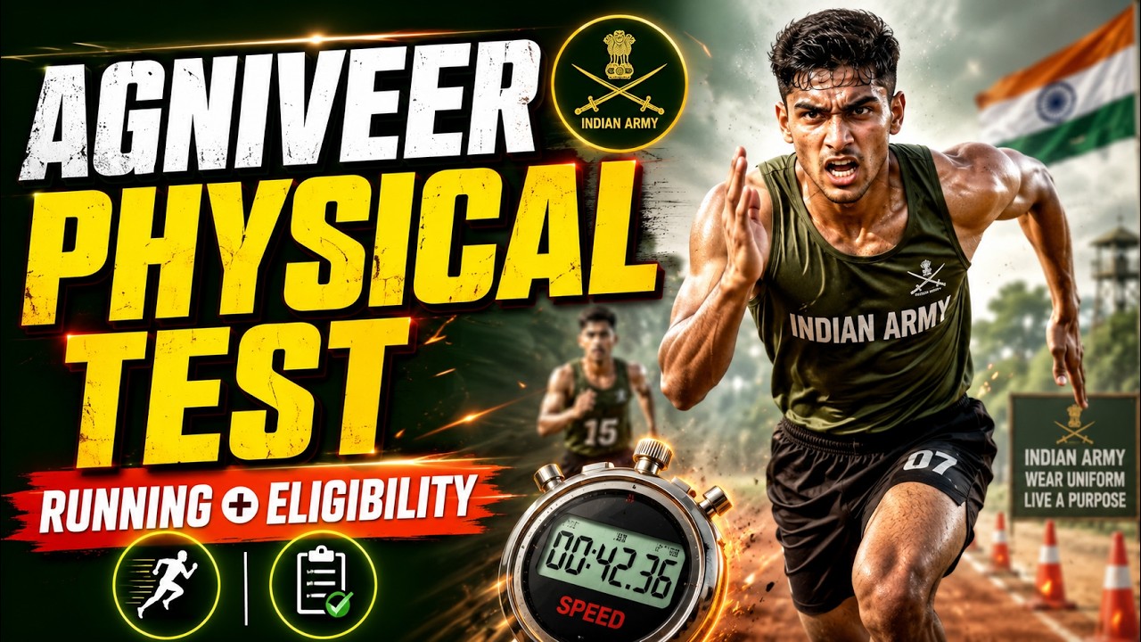 Agniveer Indian Army Physical Fitness Test | Agniveer Army Running | Agniveer Army Eligibility