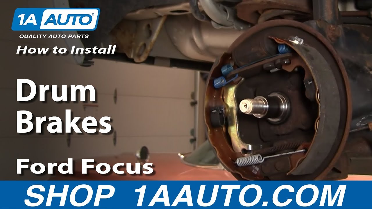 Как заменить задние барабанные тормоза на Ford Focus Sedan Hatchback Wagon 2000-2008