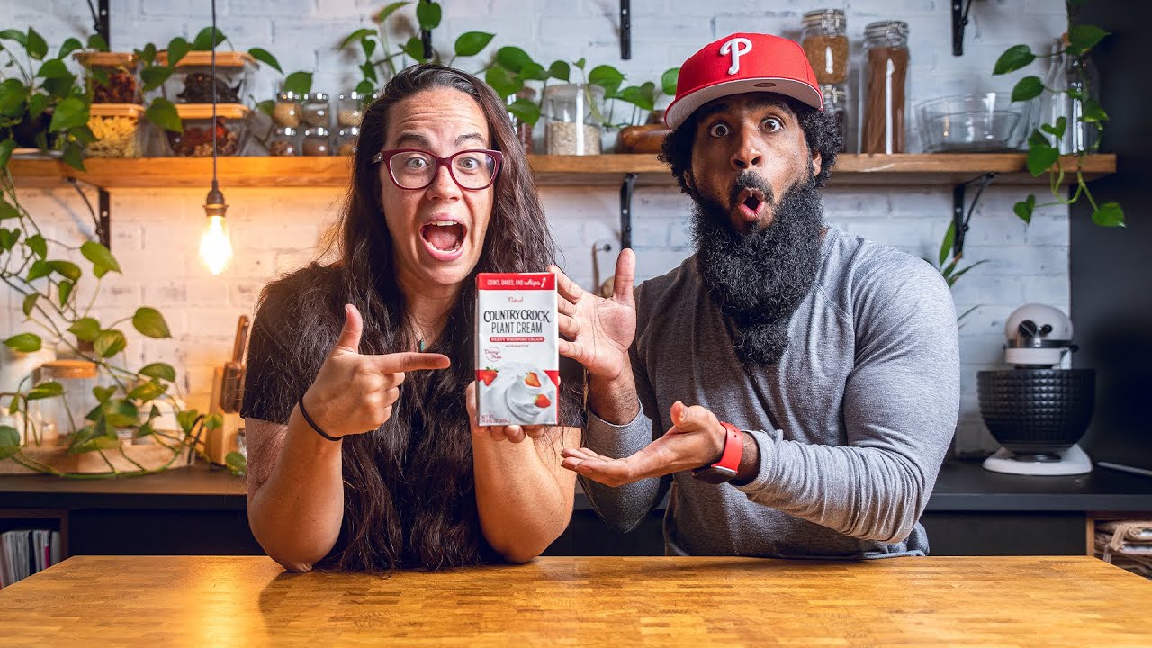 Vegan Whipping Cream!  | Country Crock Plant Cream Review & Taste Test