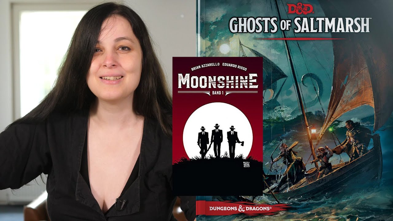 Review: D&D5 Ghosts of Saltmarsh und Comic Moonshine | Late Nerd Show Folge 0 a